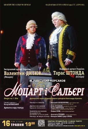 "Моцарт і Сальєрі" М. Римського - Корсакова та "Болеро" на муз. М. Равеля "Моцарт і Сальєрі" М. Римського - Корсакова та "Болеро" на муз. М. Равеля