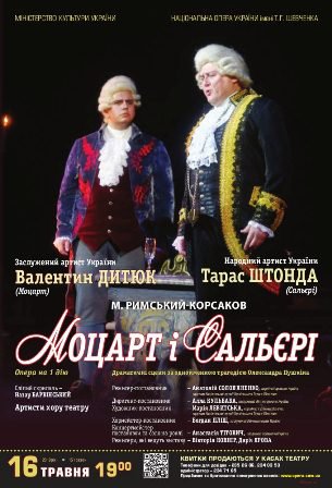 &quot;Моцарт і Сальєрі&quot; М. Римського - Корсакова та &quot;Болеро&quot; на муз. М. Равеля